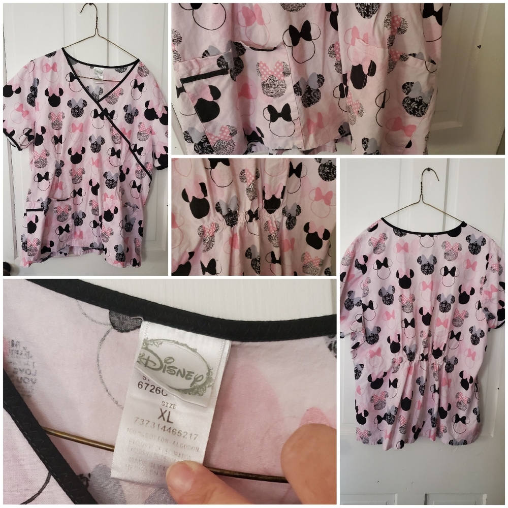 🐭Minnie mouse 🐭  scrub top